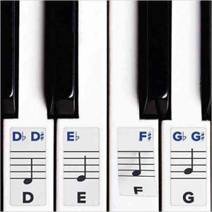 Piano Stickers for Keys