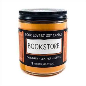 bookstore scented candle